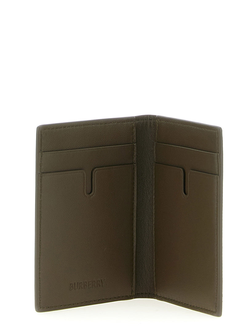 Porte-cartes en polyéthylène beige Burberry