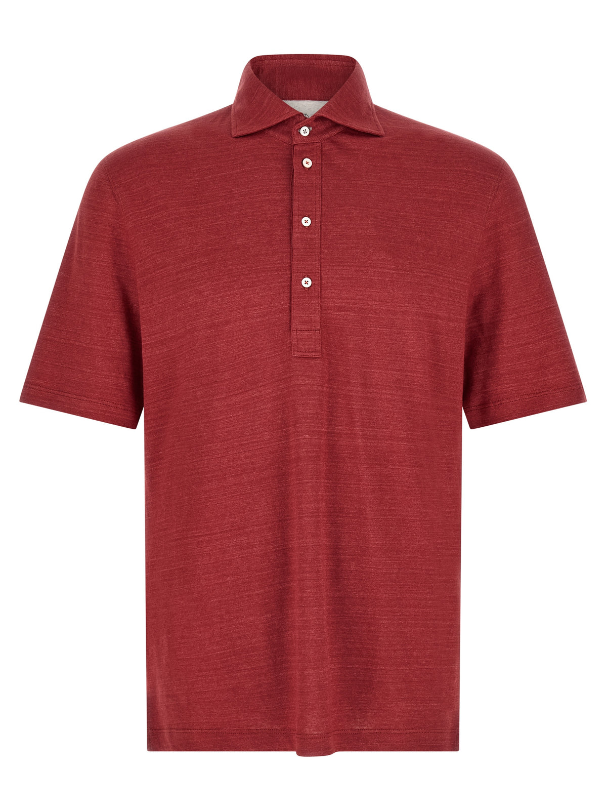 Brunello Cucinelli Polo en Lin Multicolore