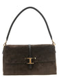 Tod's Brown Calfskin Shoulder Bag