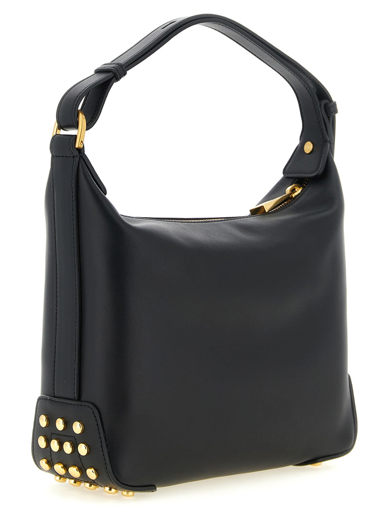 Sac porté épaule Tod's en cuir de veau noir
