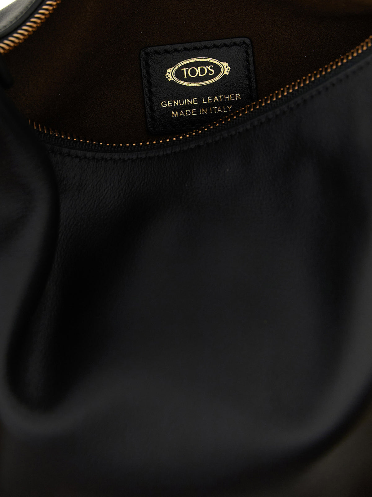 Sac porté épaule Tod's en cuir de veau noir