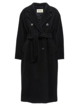 Max Mara Madame – 101801 Icon Black Virgin Wool Coat