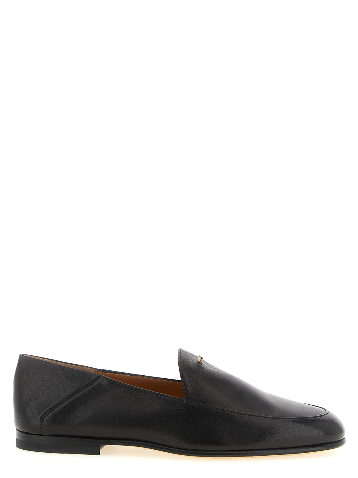 Mocassins à enfiler en cuir d'agneau noir Tod's