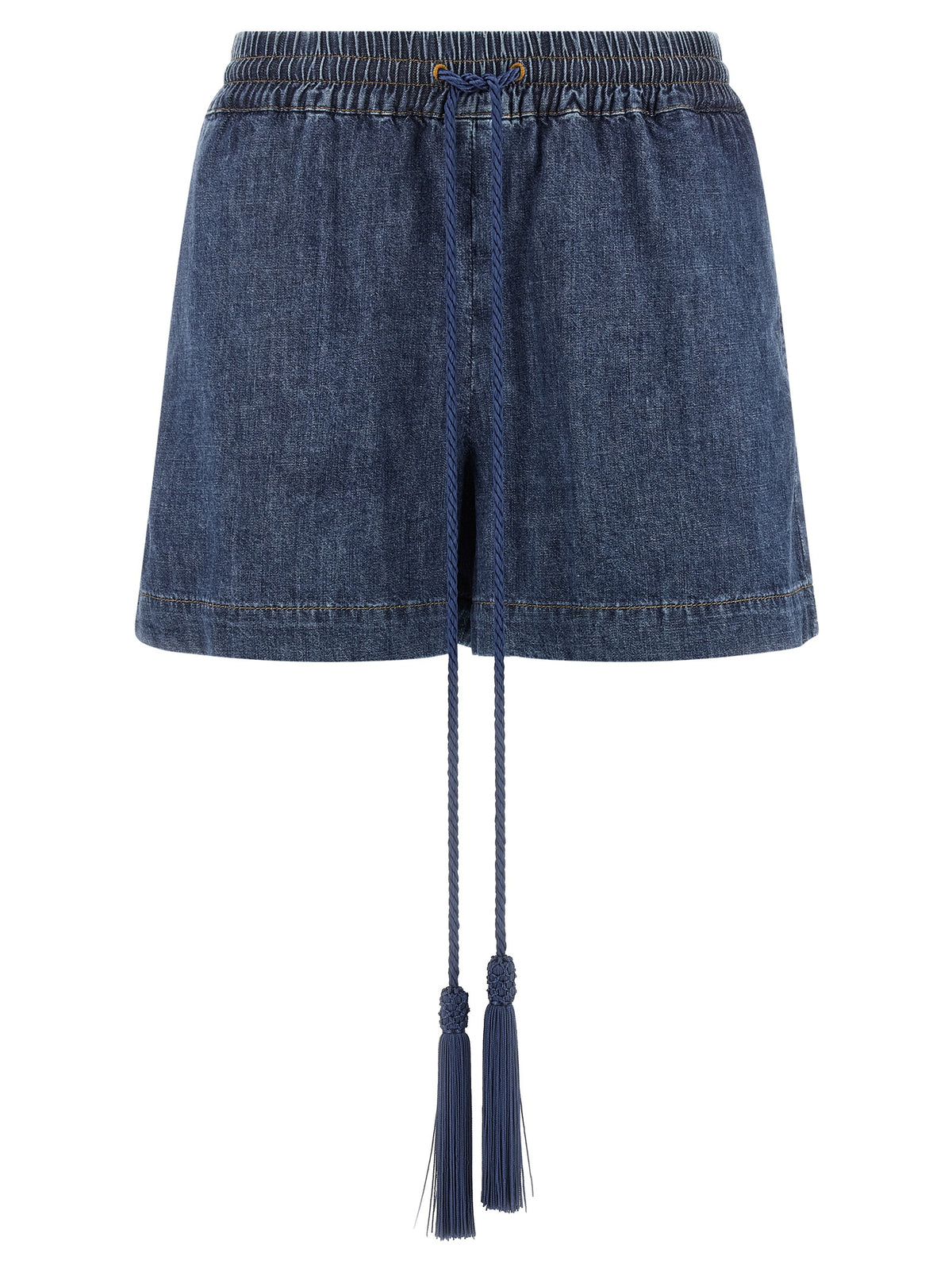 Valentino Garavani Blue Cotton Bermuda Shorts