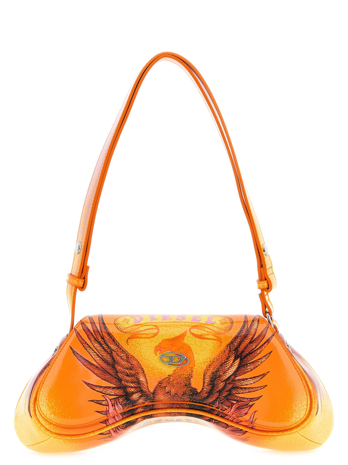Sac bandoulière Diesel orange en polyéthylène