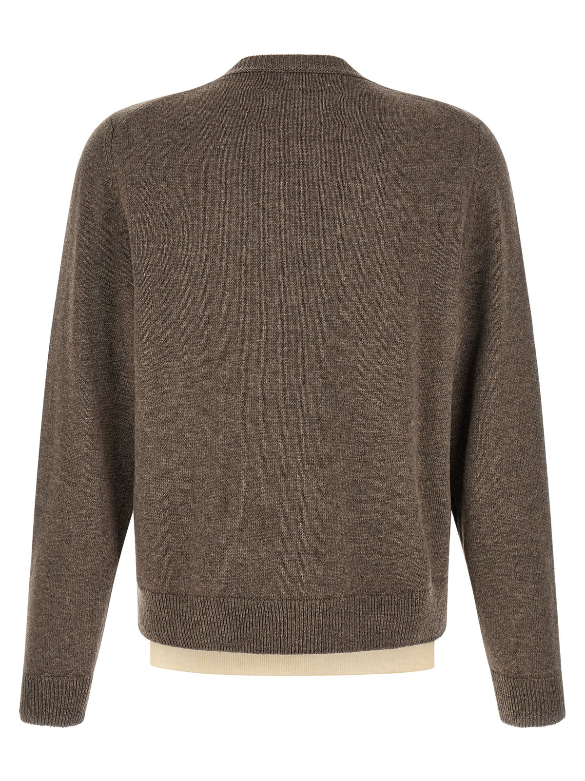 Cardigan Maison Margiela en laine vierge marron