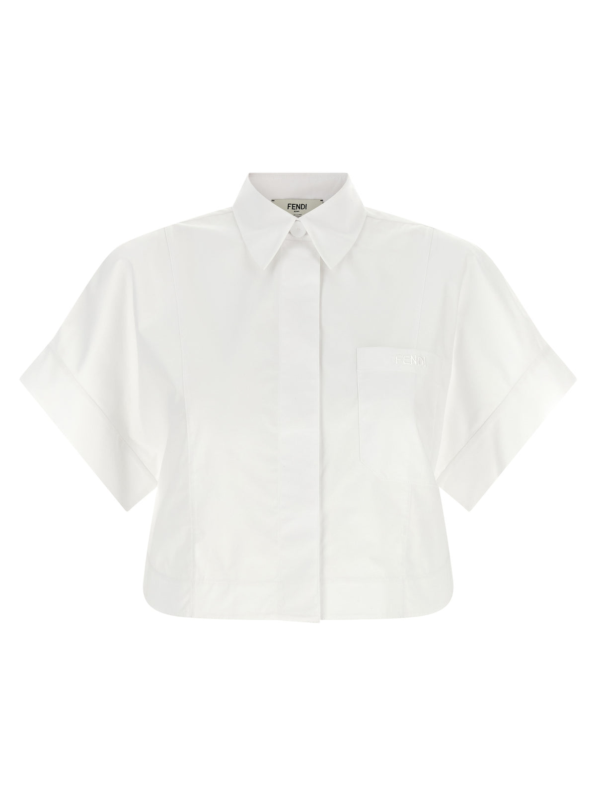 Chemisier Fendi en coton blanc