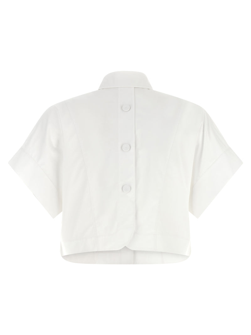 Fendi White Cotton Blouse - Contemporary Tailoring