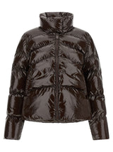 PINKO Brown Polyamide Full-Length Jacket