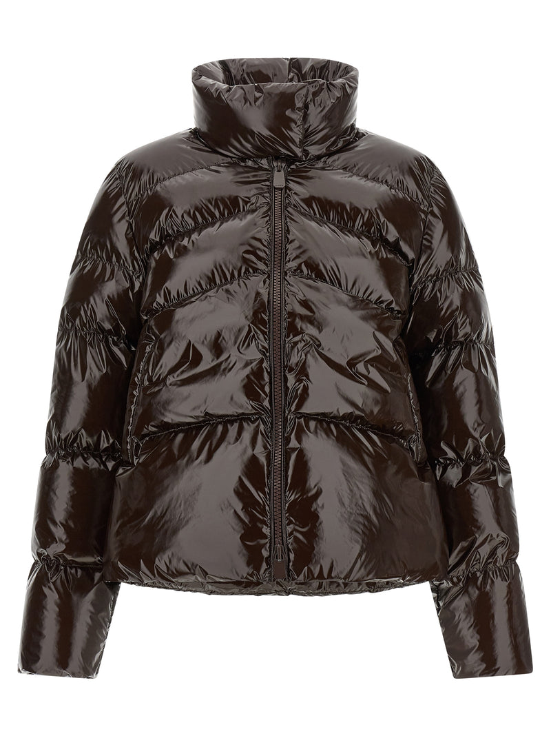 PINKO Brown Polyamide Full-Length Jacket - Stylish & Practical