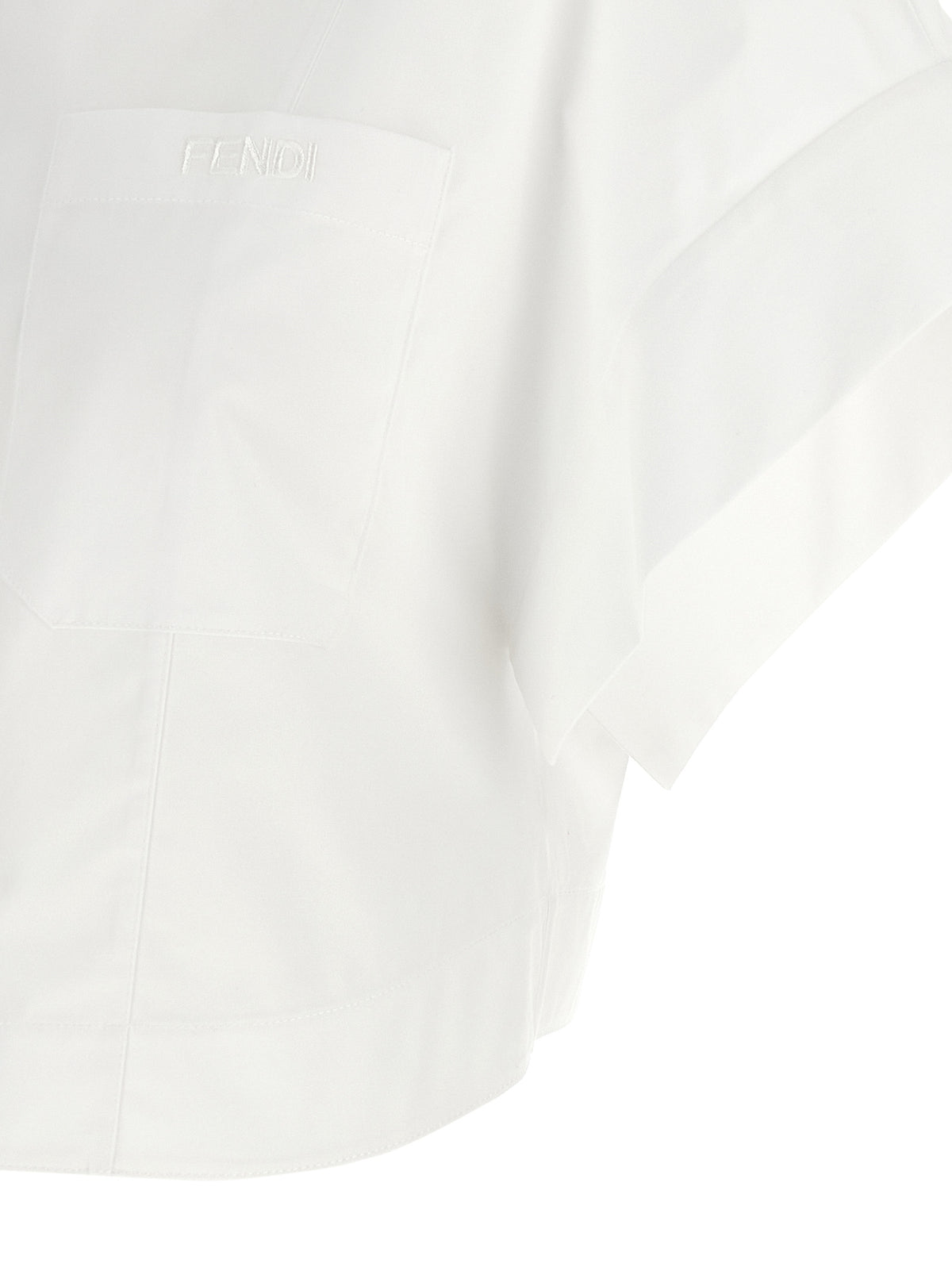 Chemisier Fendi en coton blanc