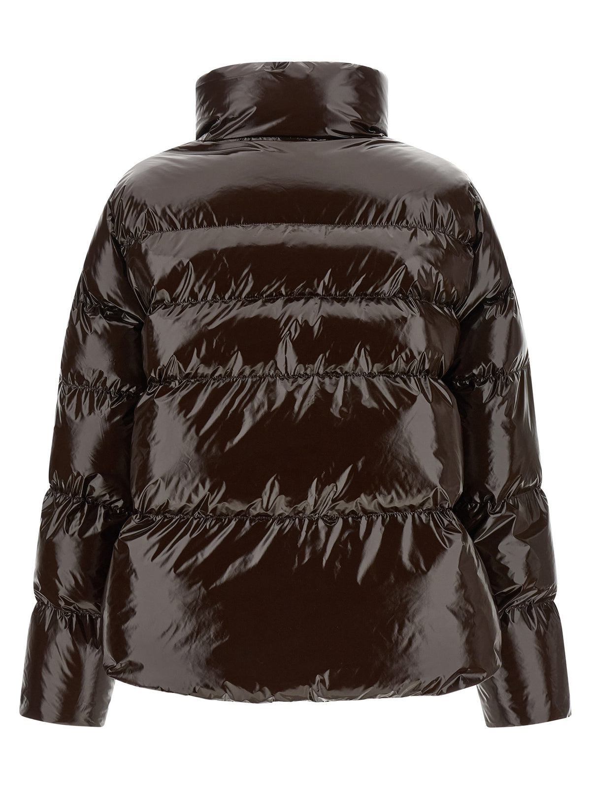 PINKO Brown Polyamide Full-Length Jacket