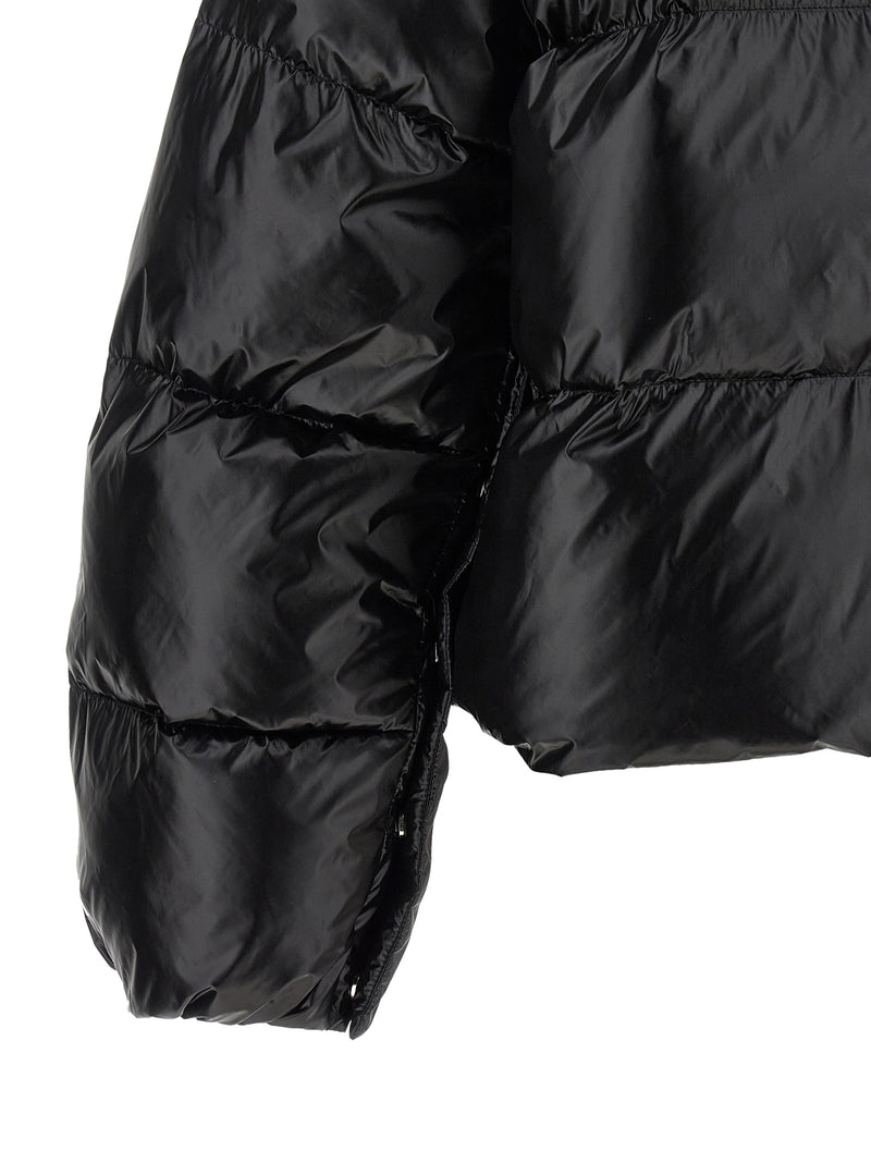 PINKO Black Polyamide Shell Jacket