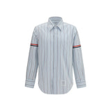 Thom Browne Blue Cotton Dress Shirt - Classic Elegance