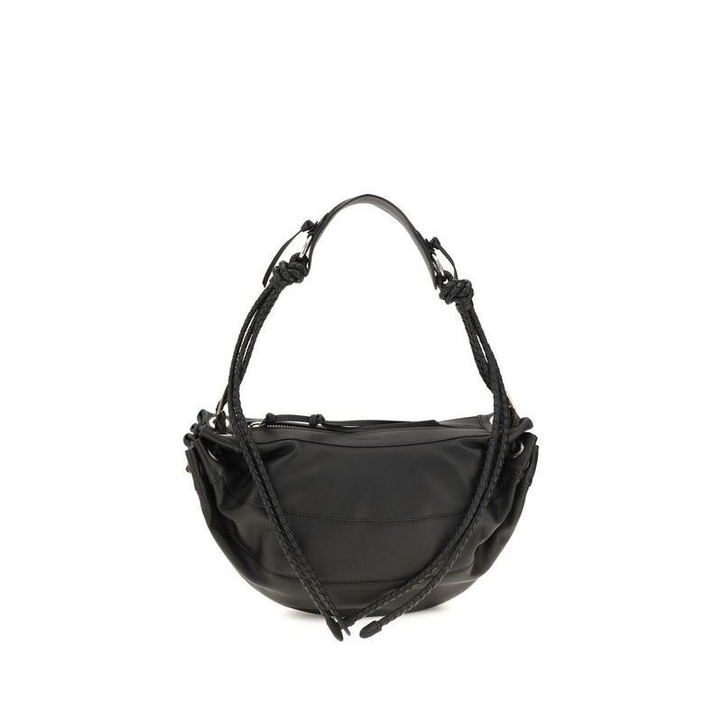 Isabel Marant Black Lamb Ovis Aries Shoulder Bag