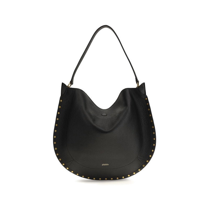 Isabel Marant Black Calf Leather Bos Taurus Shoulder Bag