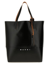 Sac cabas Marni en polyéthylène noir
