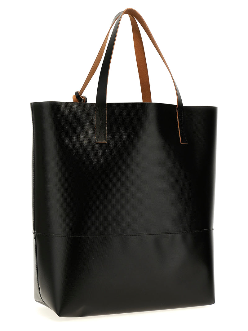 Sac cabas Marni en polyéthylène noir