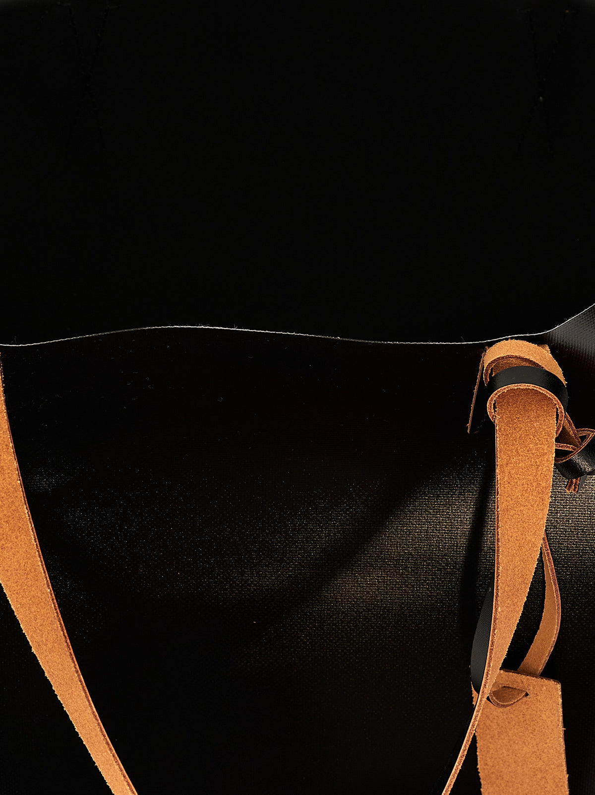 Sac cabas Marni en polyéthylène noir