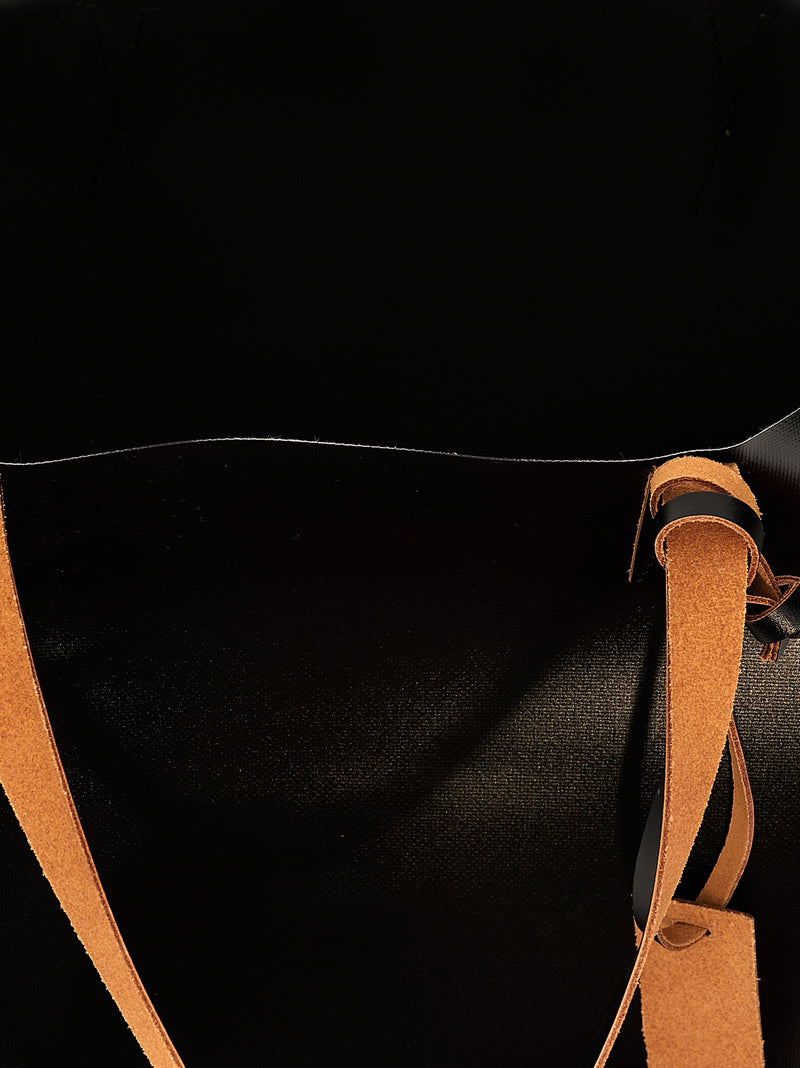 Sac cabas Marni en polyéthylène noir