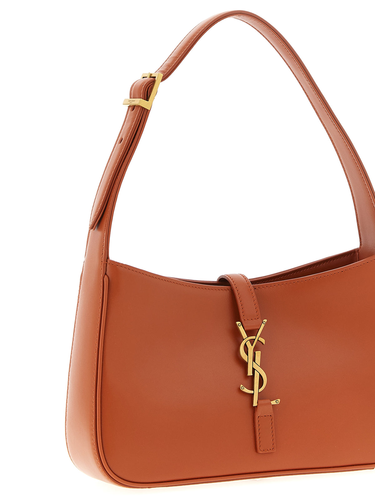 Sac bandoulière Saint Laurent en cuir de veau orange