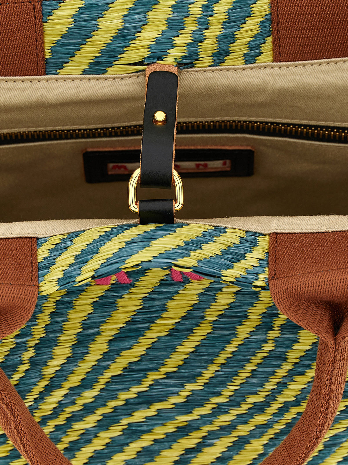 Sac à main Marni multicolore en polyamide
