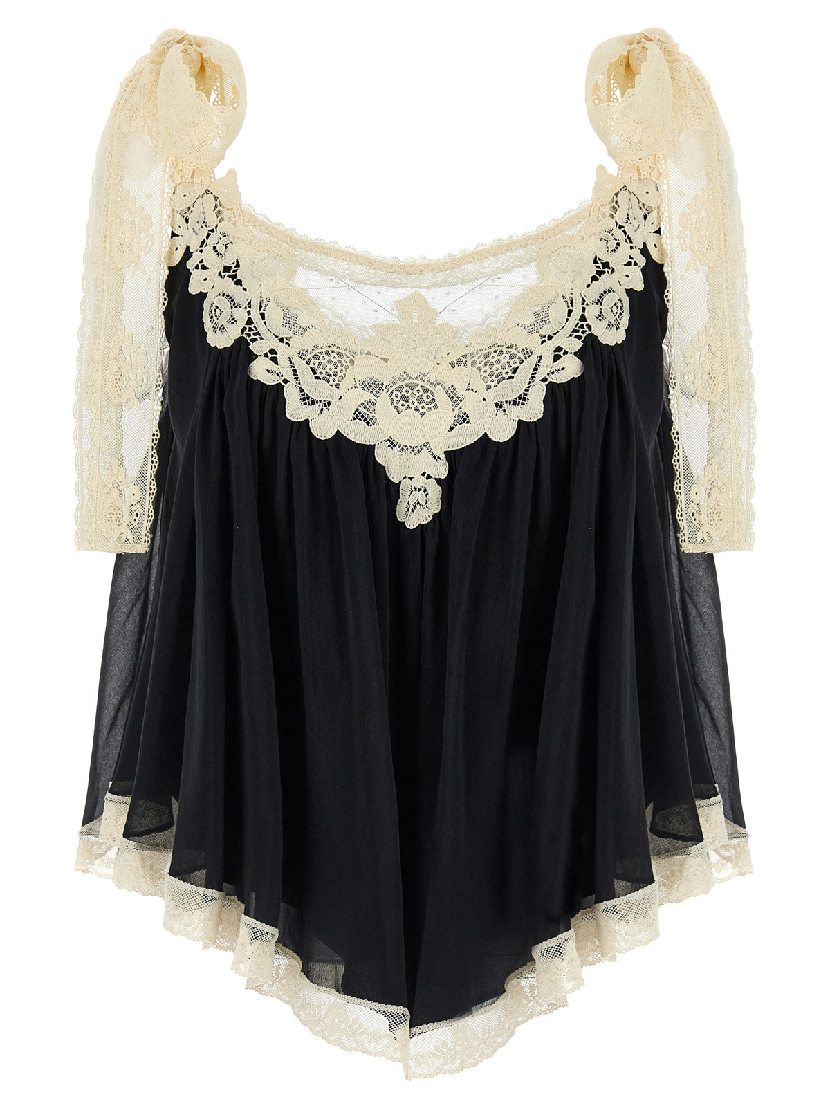 Chemise bicolore en coton Zimmermann