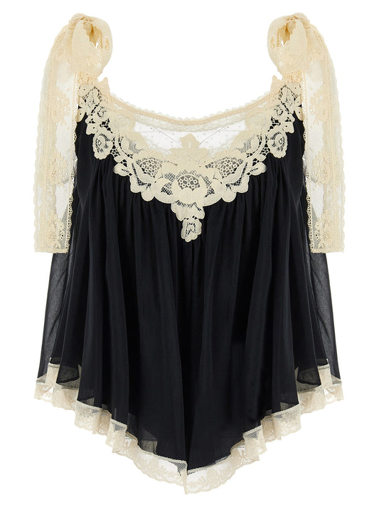 Zimmermann Bicolor Cotton Shirt
