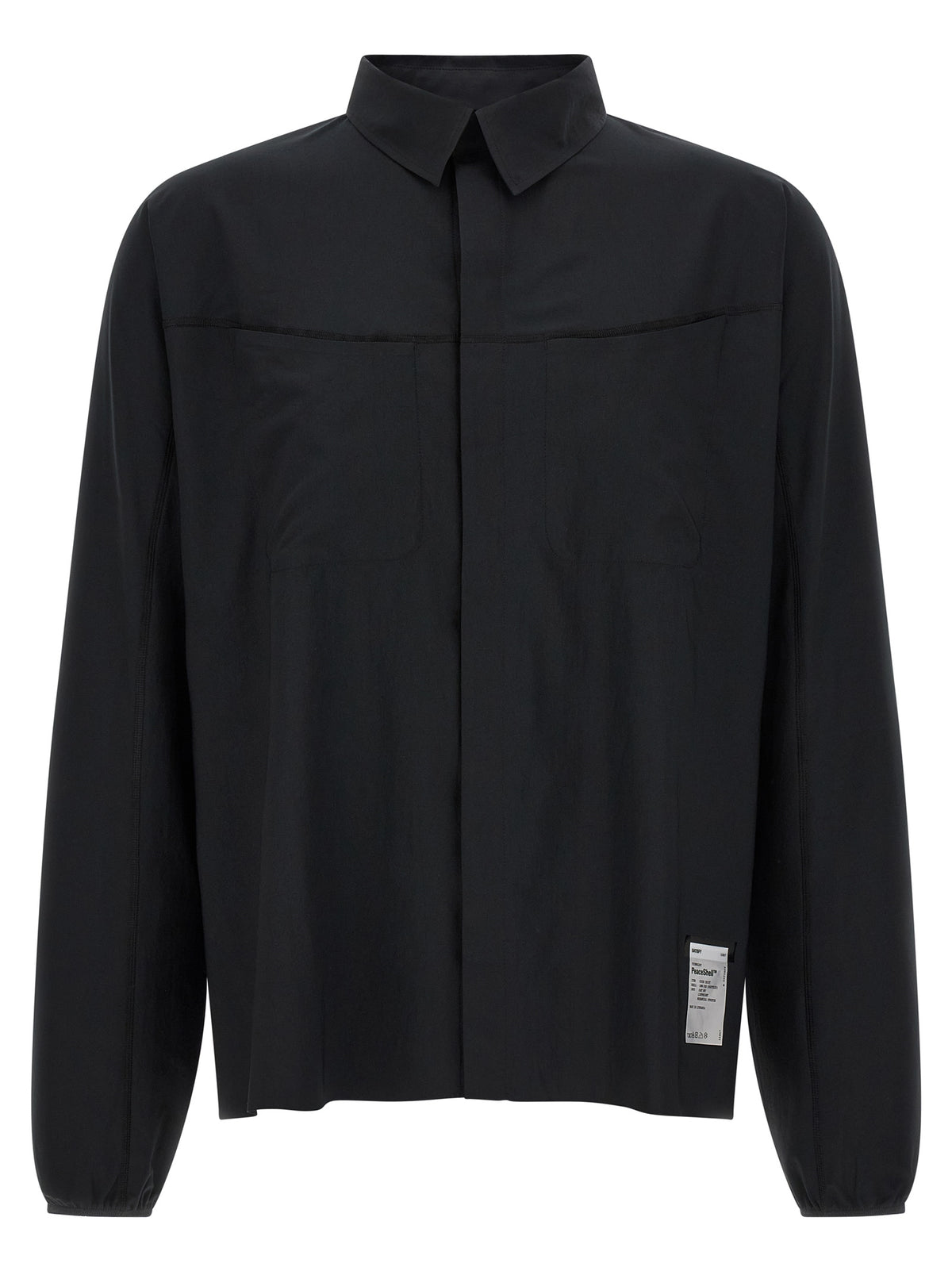 SATISFY River Black Polyester Blouse - Ultimate Comfort and Style