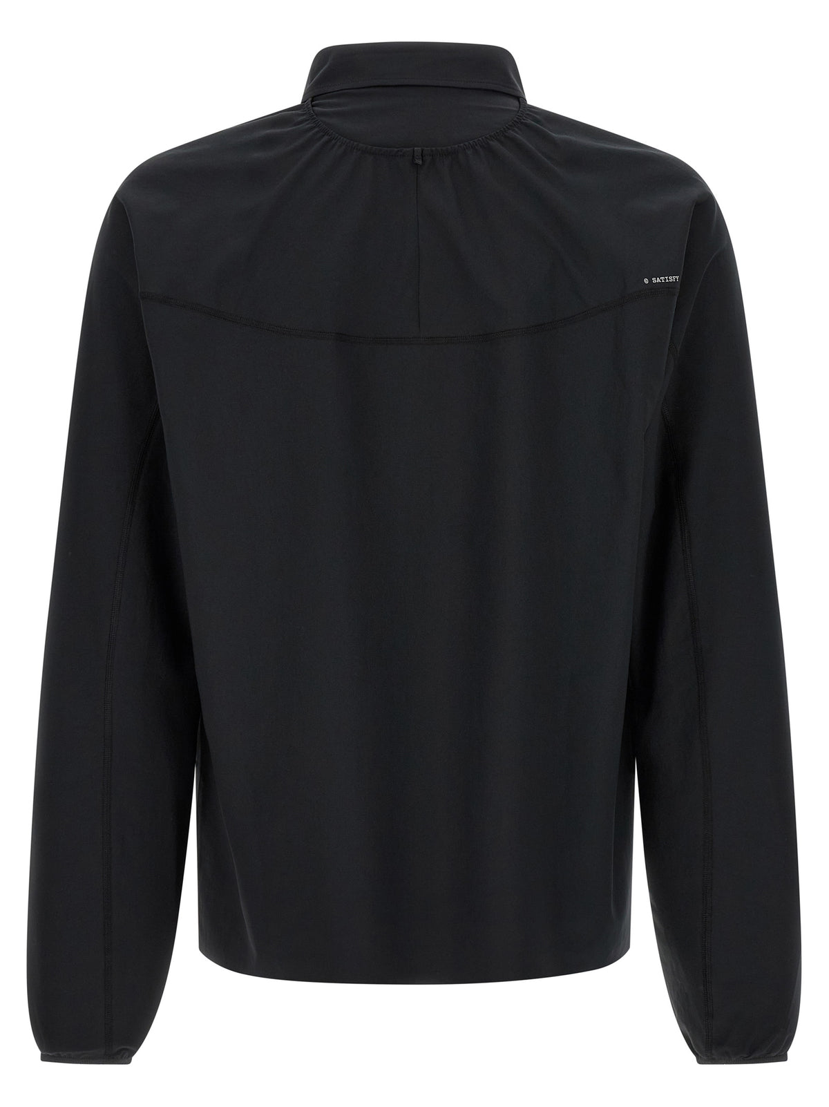 SATISFY River Black Polyester Blouse - Ultimate Comfort and Style