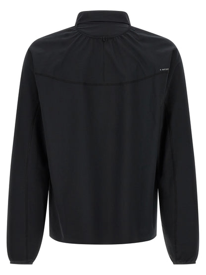 SATISFY Black Polyester Blouse