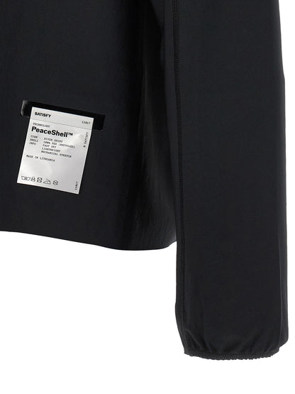 SATISFY Black Polyester Blouse