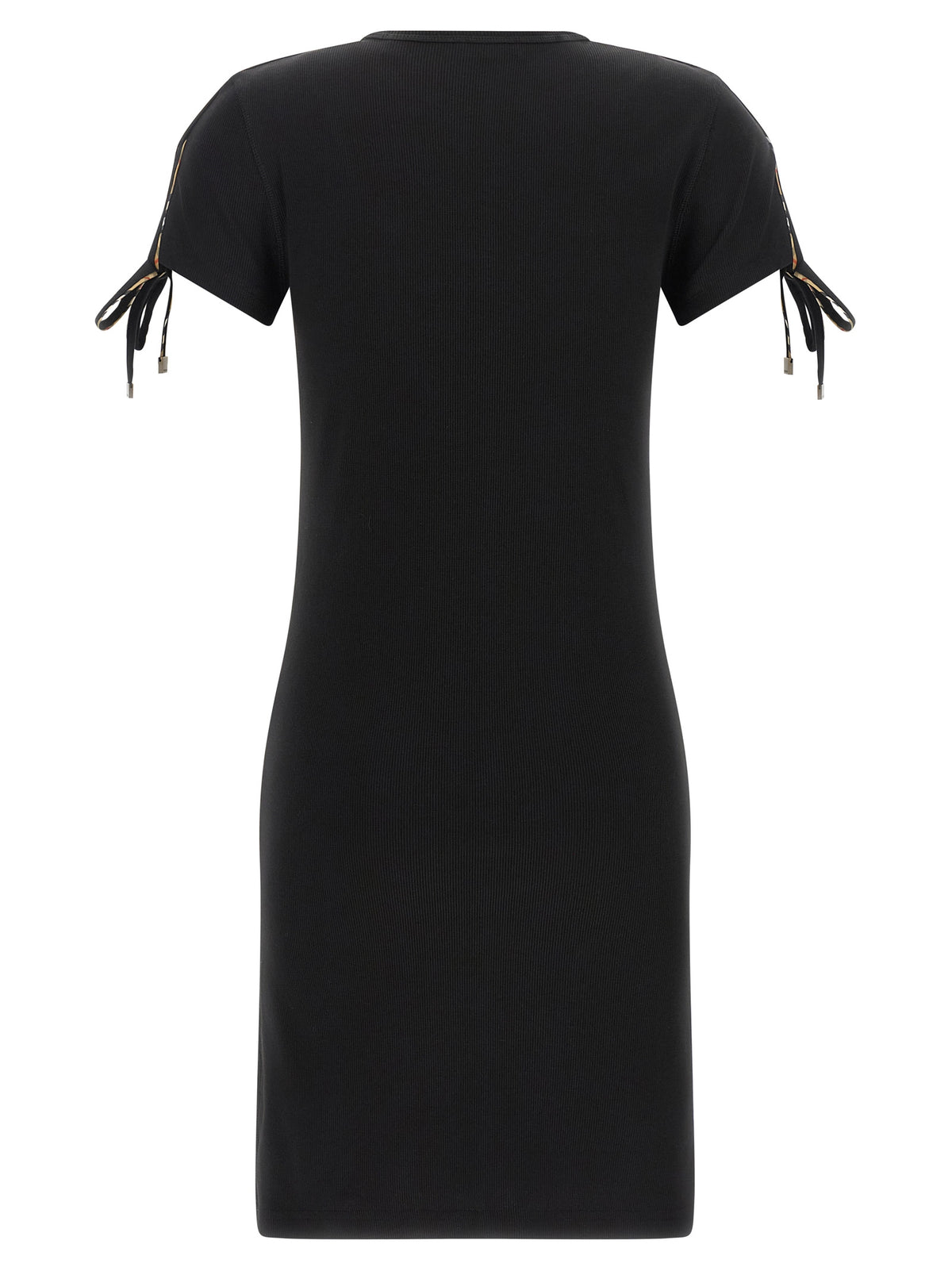 Robe Courte Burberry en Coton Noir