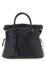 Sac porté épaule Maison Margiela en cuir de veau noir