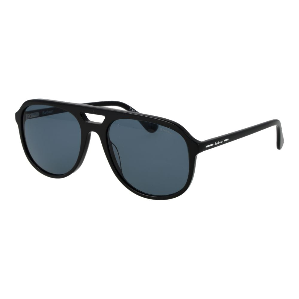 Barbour Black Plastic Aviator Sunglasses for Women