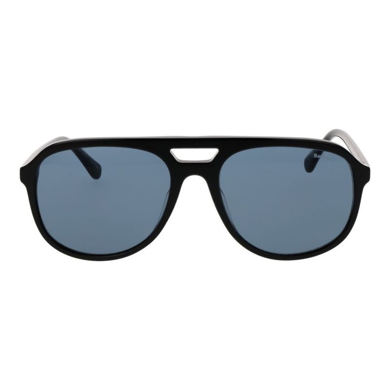 Barbour Black Plastic Aviator Sunglasses for Women