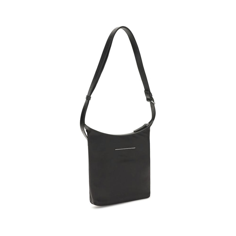 MM6 Black Nylon Shoulder Bag - Contemporary Design