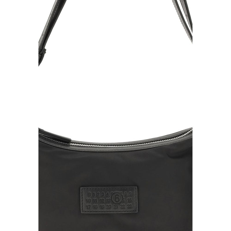 MM6 Black Nylon Shoulder Bag - Contemporary Design