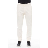 Pantalon en coton beige Peserico pour homme