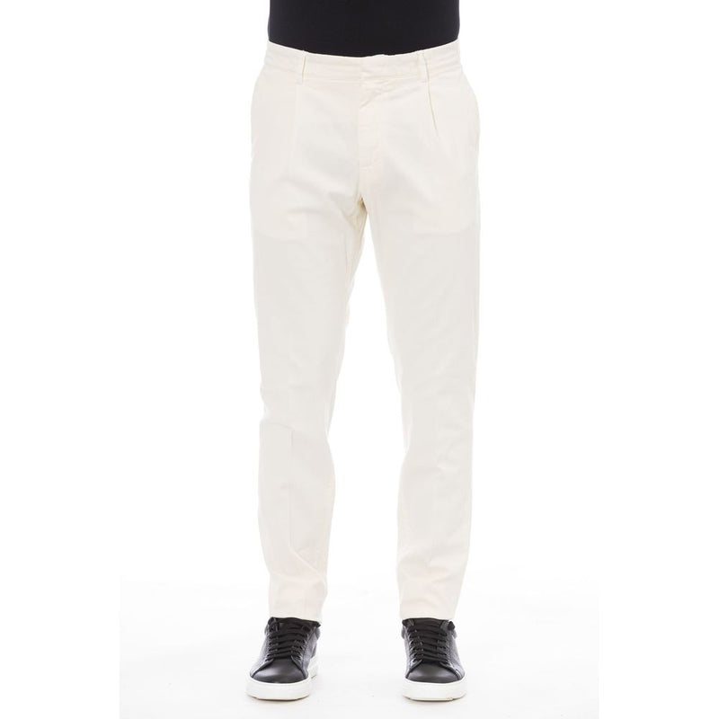 Pantalon en coton beige Peserico pour homme