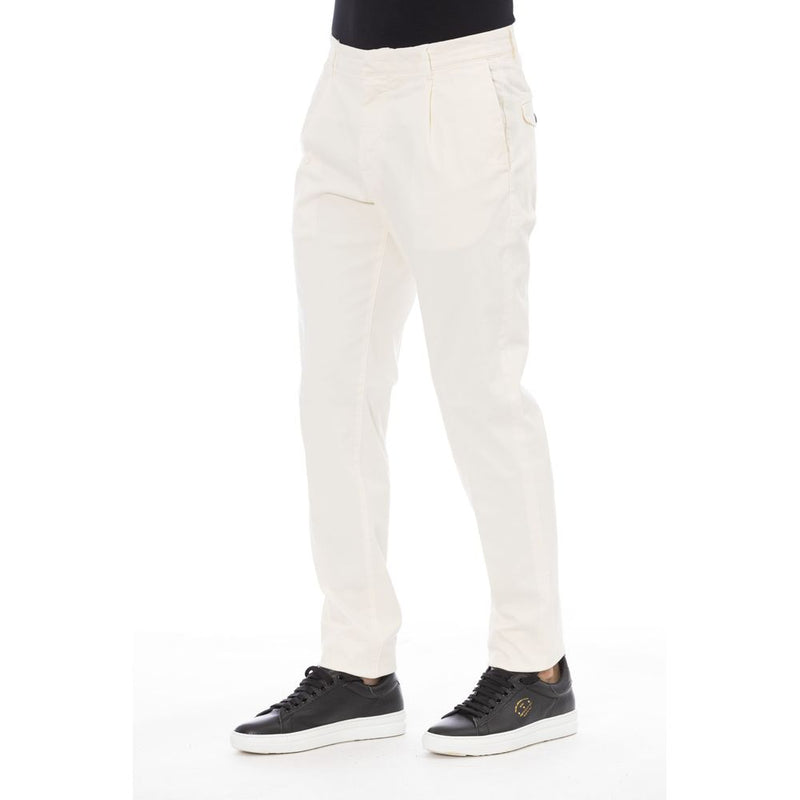 Pantalon en coton beige Peserico pour homme