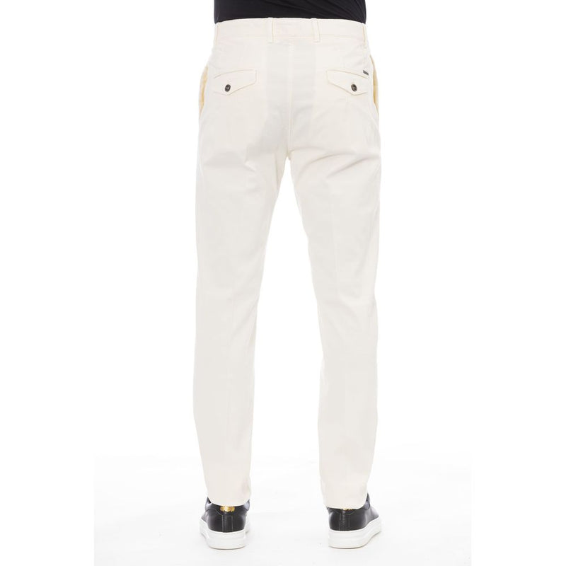 Pantalon en coton beige Peserico pour homme