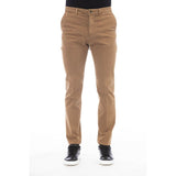 Pantalon beige en coton pour homme Peserico