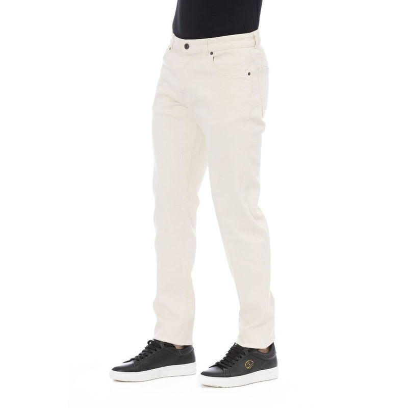 Pantalon en Coton Blanc Peserico pour Homme