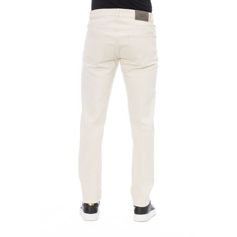 Pantalon en Coton Blanc Peserico pour Homme