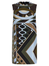 Emilio Pucci Multicolor Silk Short Dress - Vivara Print