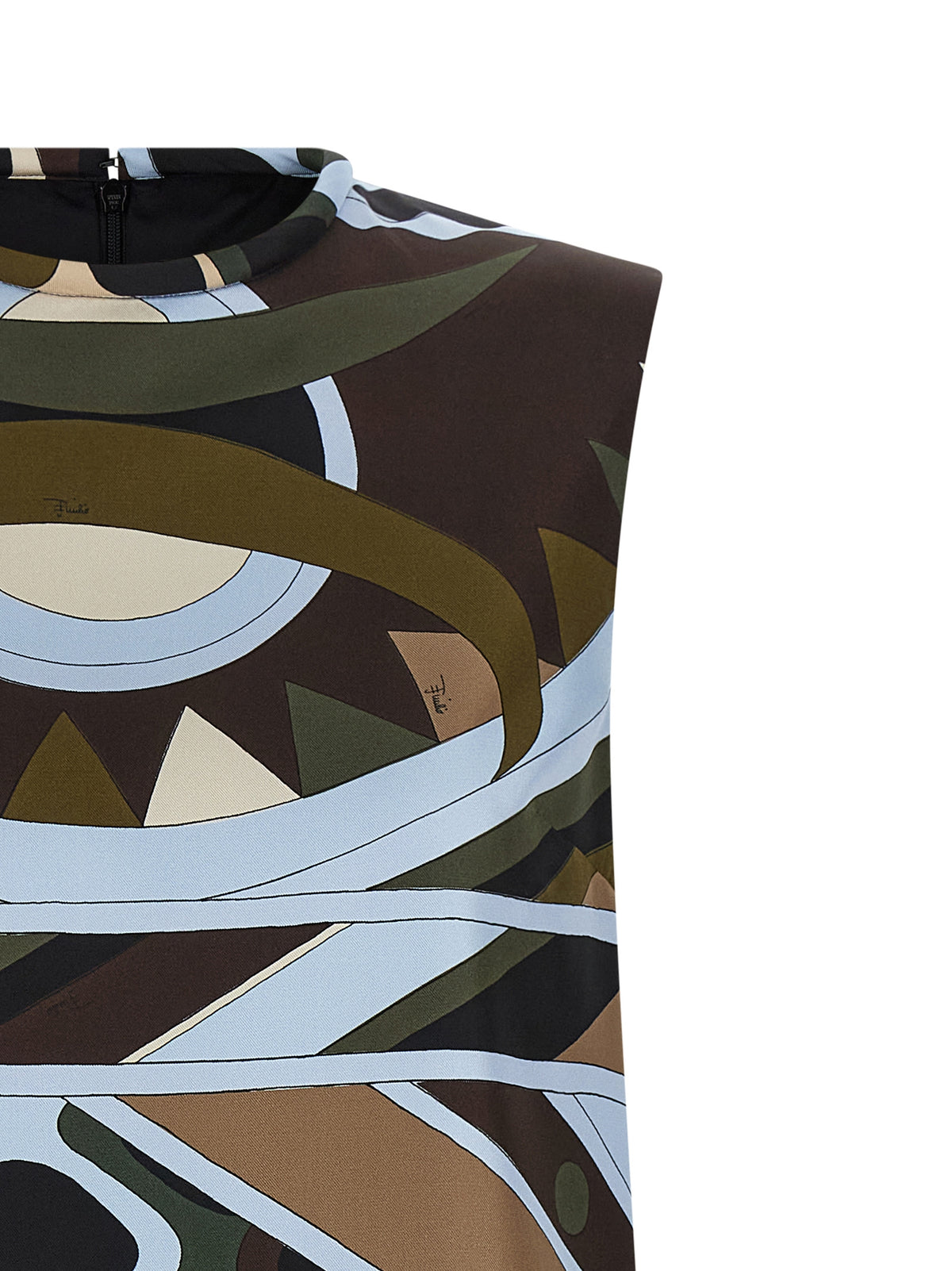 Emilio Pucci Multicolor Silk Short Dress - Vivara Print