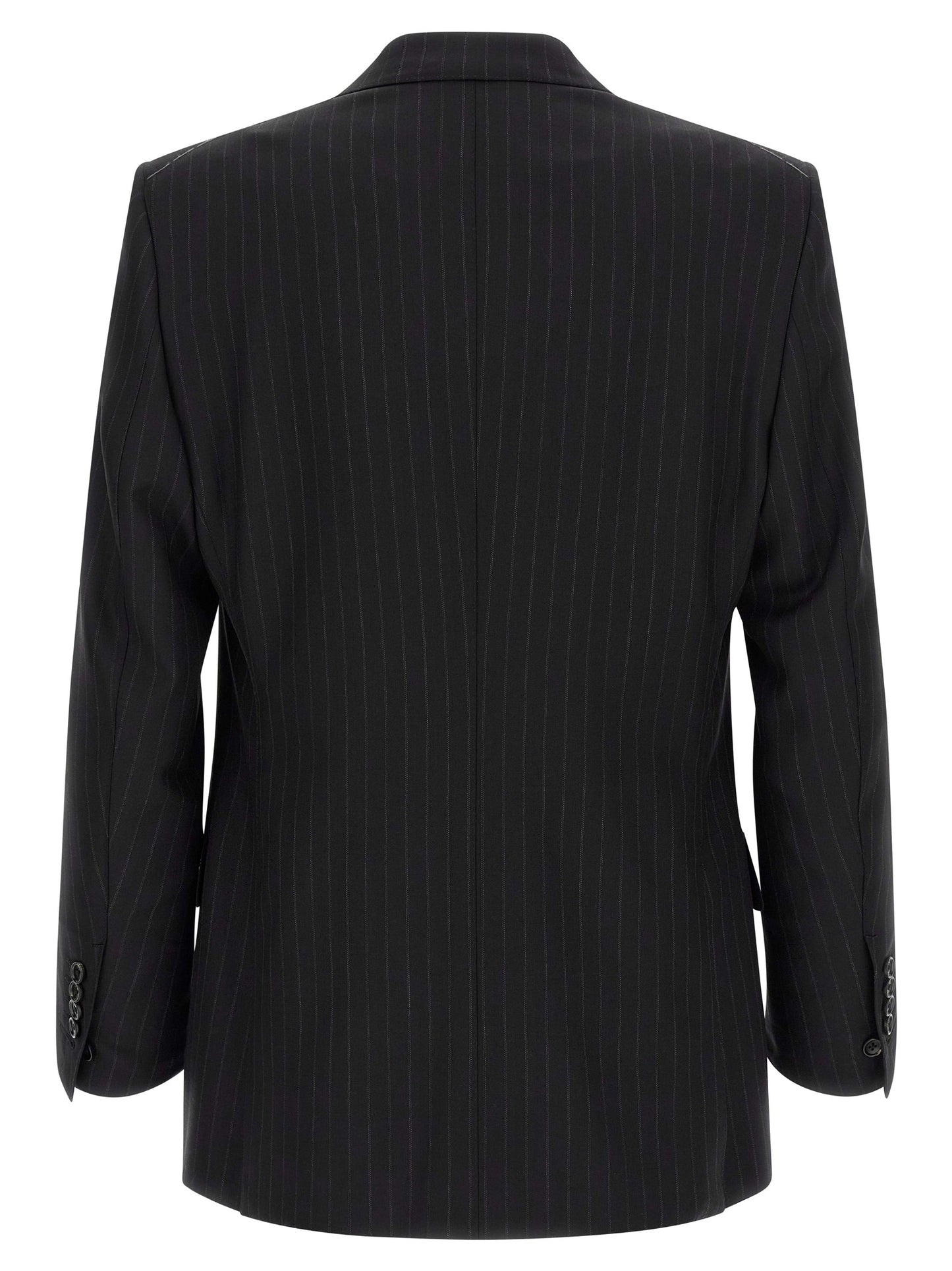 Tom Ford Black Wool Two-Piece Suit