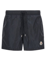 Moncler Blue Polyamide Cargo Shorts for Men