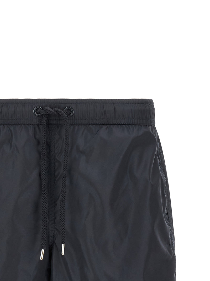 Moncler Blue Polyamide Cargo Shorts for Men